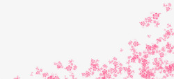 粉色花瓣背景七夕情人节素材
