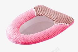粉色加绒马桶垫素材