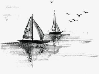 水墨画帆船茶叶绿叶包装png免抠素材_88icon https://88icon.com 包装 帆船 水墨画 画室宣传单水墨画 绿叶 茶叶 设计 风水画