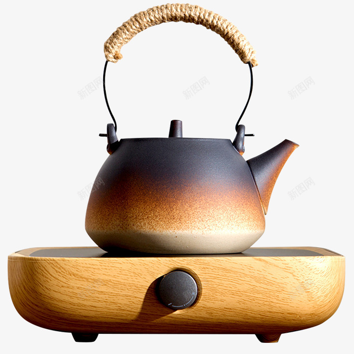 木质煮茶电磁炉和茶壶png免抠素材_88icon https://88icon.com 实木 木质 烧水 煮茶 煮茶电磁炉 煮茶茶具 茶壶