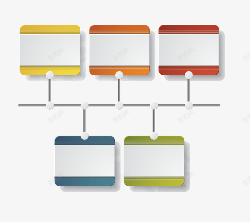 PPTPPT元素PPT模板png免抠素材_88icon https://88icon.com 几何形状 商务讲解 年表 时间线 时间轴 立体