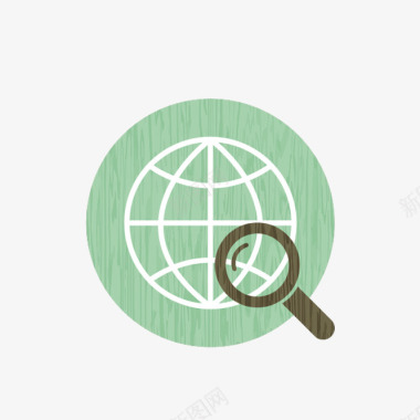 绿色联网科技地球图标图标