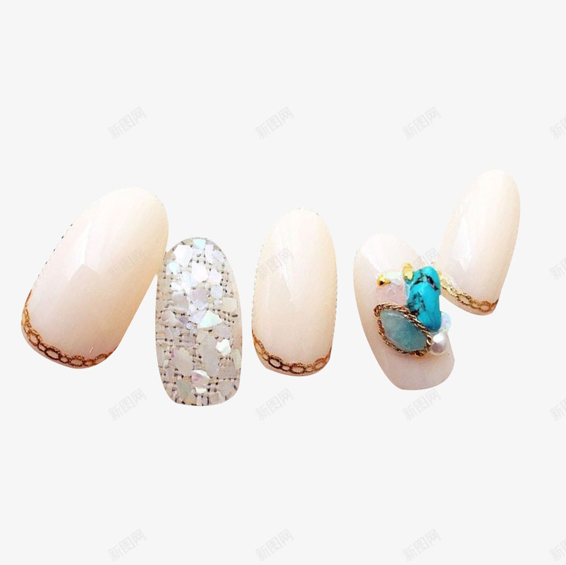 好看的甲片png免抠素材_88icon https://88icon.com 卡通 手绘 指甲 甲片 简图 粉色 美甲 金色 银色