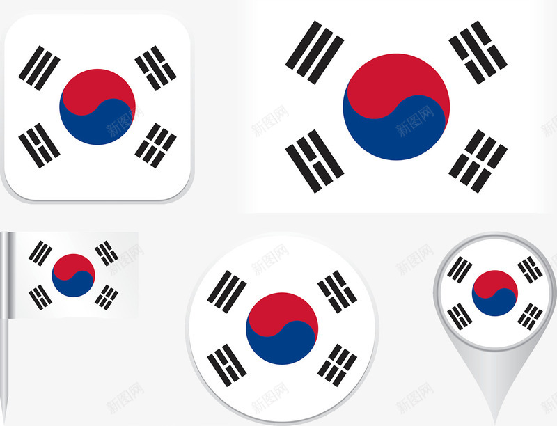 韩国国旗png免抠素材_88icon https://88icon.com 国旗 朝鲜半岛 朝鲜族 韩国