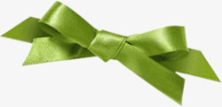 绿色缎带蝴蝶结淘宝促销素材