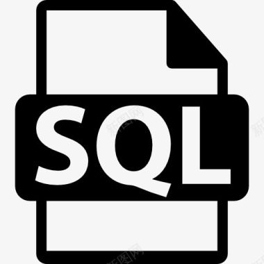 小于符号SQL文件符号图标图标