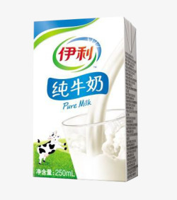 安全的产品伊利纯牛奶高清图片