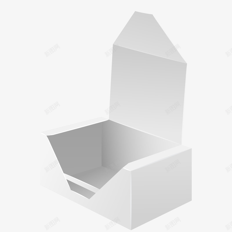 扁平拆开的礼物盒矢量图eps免抠素材_88icon https://88icon.com 免扣PNG 展开图 扁平 拆开 白色 盒子 矢量图