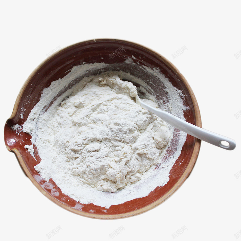 揉面的碗和面粉png免抠素材_88icon https://88icon.com 勺子和面 揉面 揉面材料 碗面 面粉