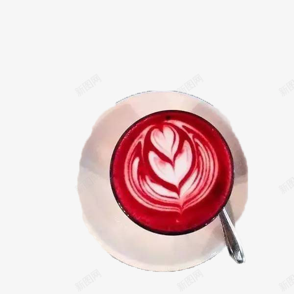 红丝绒拿铁png免抠素材_88icon https://88icon.com 咖啡 拿铁 拿铁咖啡 红丝绒 红丝绒拿铁 饮品