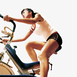 骑单车健身单页素材