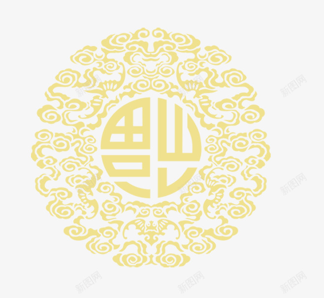 花纹png免抠素材_88icon https://88icon.com 剪纸 底纹 福到 福字 素材 花纹