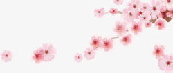卡通浪漫樱花日式装饰素材