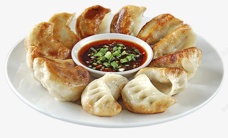 手工煎饺png免抠素材_88icon https://88icon.com 产品实物 手工水饺 煎饺 醋 饺子
