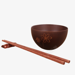 木质筷子套木质碗筷餐具高清图片