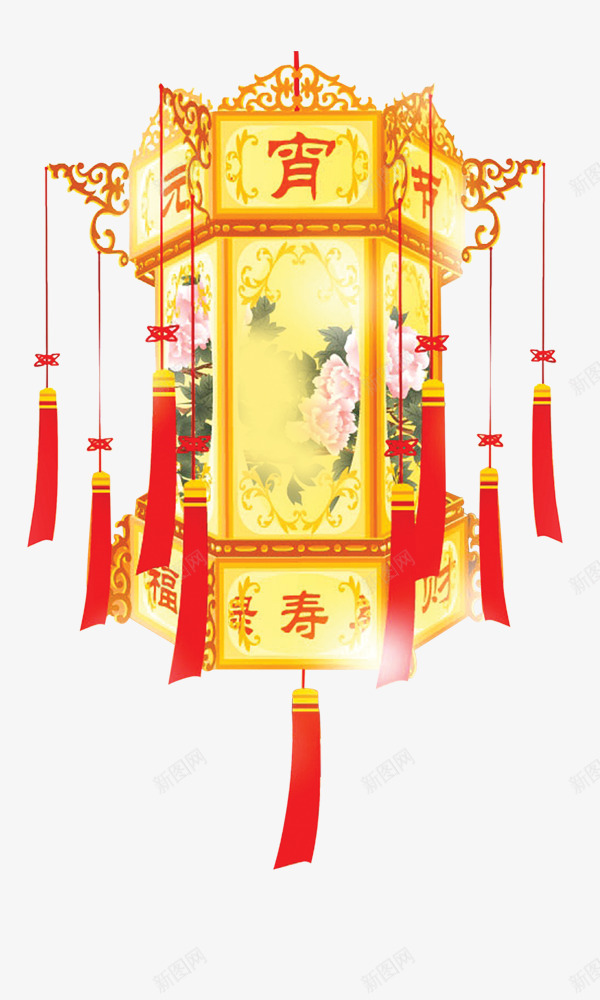 宫灯png免抠素材_88icon https://88icon.com 元宵节 喜庆 宫灯 放河灯