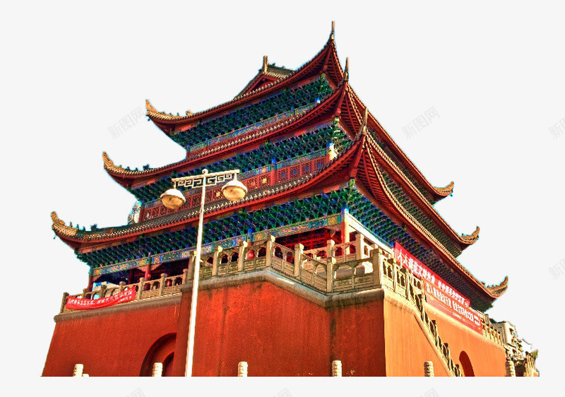 古典城楼png免抠素材_88icon https://88icon.com png图形 中国风 古建筑 城楼 建筑物 装饰