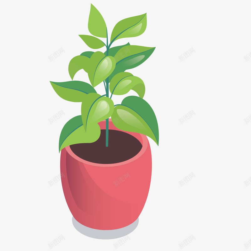 可爱植物卡通矢量图ai免抠素材_88icon https://88icon.com 卡通 手绘 摆件 植物 盆栽 简单 绿植 花瓶 矢量图