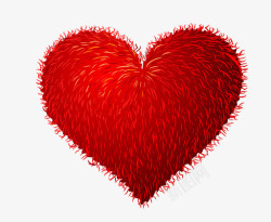 红色爱心元素装饰图案素材