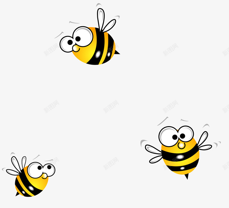 采蜂蜜的蜜蜂png免抠素材_88icon https://88icon.com 卡通蜜蜂 小蜜蜂免费png下载 蜂类 蜜蜂矢量图 采蜂蜜的蜜蜂 黄色