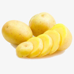 黄色马铃薯新鲜土豆高清图片