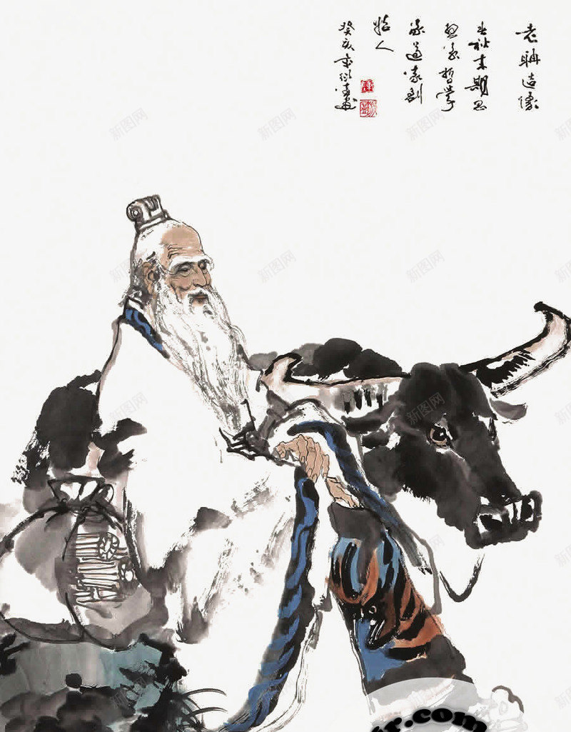 国画水墨老子传奇画像png免抠素材_88icon https://88icon.com 休憩 古人画像 国画 国画牛 太极 太极毛笔字 太极水墨画 手绘 水墨 牛 老子 老子画像 老者 道家 道家学派 道德经