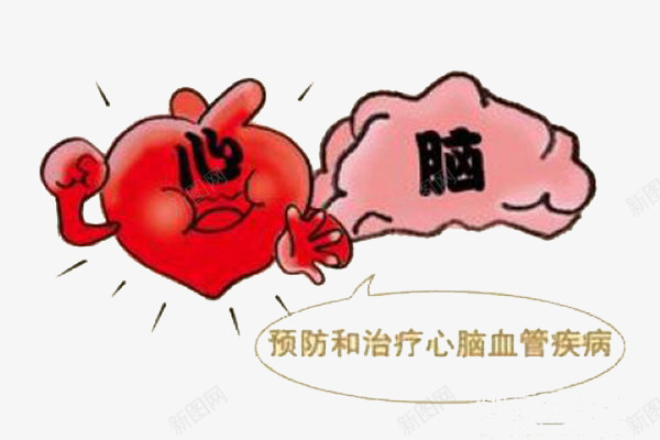 卡通心脑血管元素png免抠素材_88icon https://88icon.com 关爱心脑血管疾病 心脑血管 老人 脑血栓