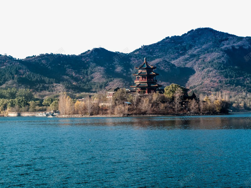 昌平十三陵水库风景png免抠素材_88icon https://88icon.com 北京 旅游 景点 著名 风景