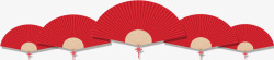中国结扇子唯美中国风扇子折扇中国结底边装高清图片