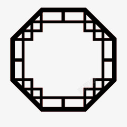 古风窗棱中国素材