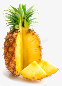 黄色菠萝菠萝高清图片