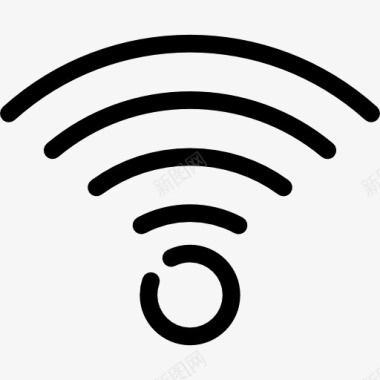 无线网WiFi信号全图标图标