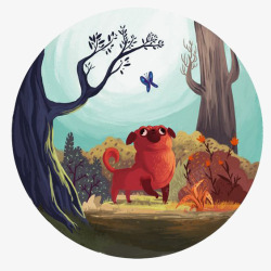 宠物狗logo沙皮犬图标高清图片