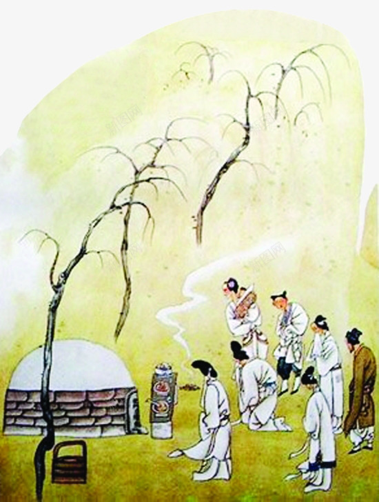 古代清明节祭祖png免抠素材_88icon https://88icon.com 古代 清明祭拜 清明节 祭拜 祭祖