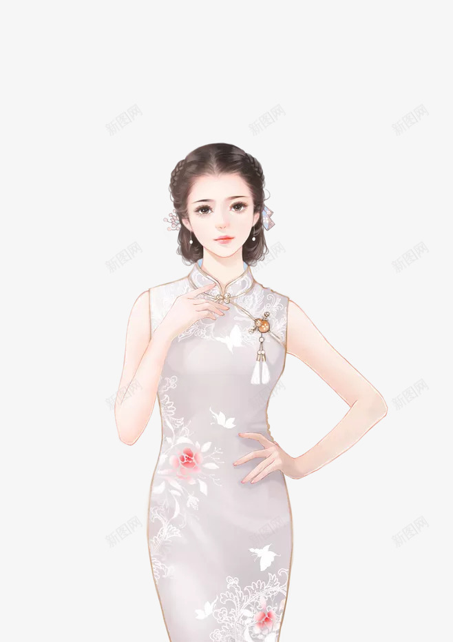 小说女旗袍png免抠素材_88icon https://88icon.com 女 小说 旗袍 民国