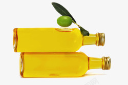 叠落叠落的两瓶植物油高清图片