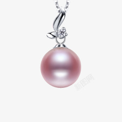 淡水紫色珍珠素材