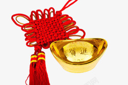 金元宝和中国结素材