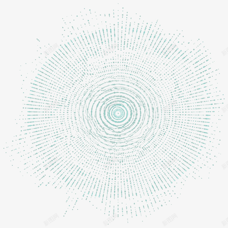 年轮波点矢量图eps免抠素材_88icon https://88icon.com 喷射 旋涡 蓝色 装饰 矢量图