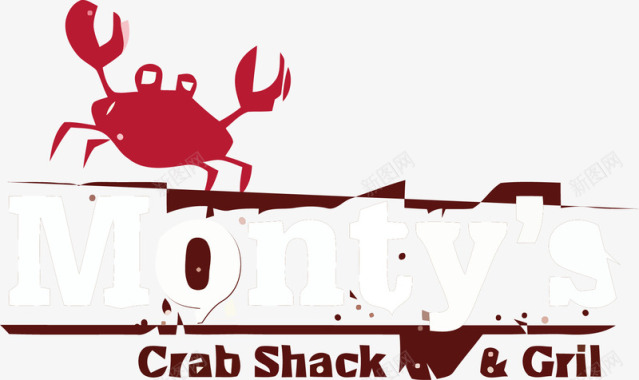 logo螃蟹厨房logo矢量图图标图标