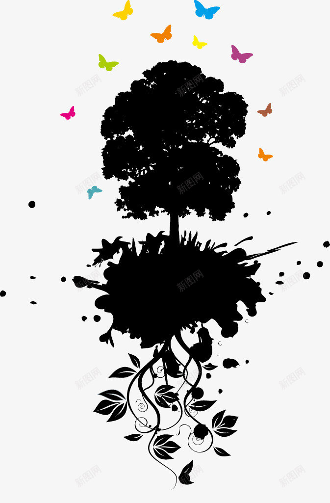 生命之树插图png免抠素材_88icon https://88icon.com 树 生命之树