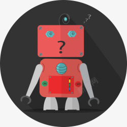 安卓吉祥物机械金属机器人机器人素材