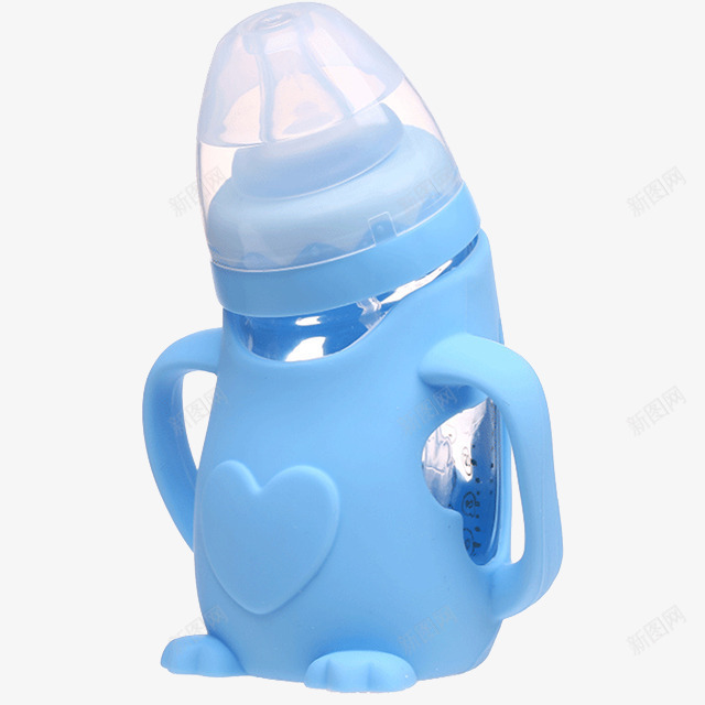 婴儿奶瓶png免抠素材_88icon https://88icon.com 产品实物图 奶嘴 奶嘴图案 奶瓶 母婴用品 蓝色