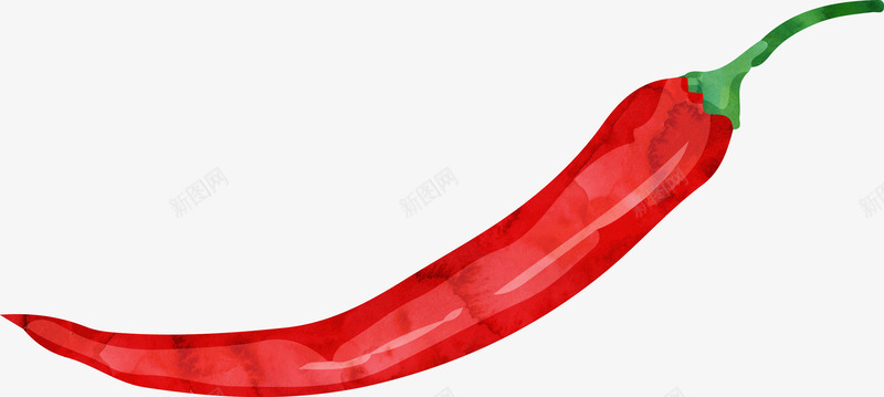 辣椒png免抠素材_88icon https://88icon.com 手绘 火锅 红色 蔬菜 辣