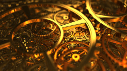 机械手表直通车机械手表轴承黄金高清图片