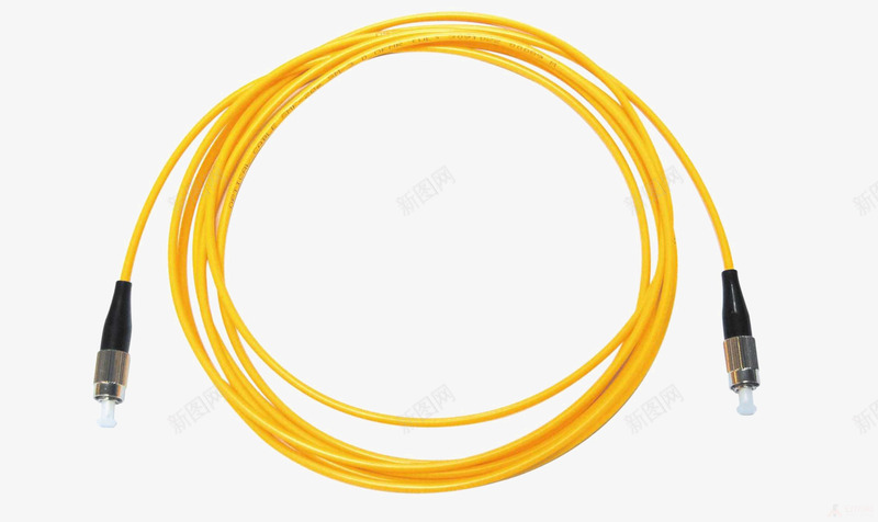 光纤png免抠素材_88icon https://88icon.com 上网 光纤线 尾纤 网络 黄色光纤