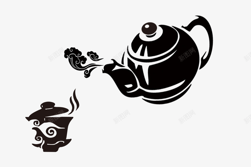 茶壶茶杯png免抠素材_88icon https://88icon.com 倒茶 倾倒茶水 茶壶 茶杯 茶道 茶道用具