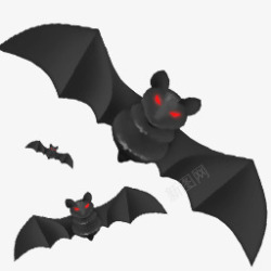 飞蝙蝠蝙蝠图标高清图片