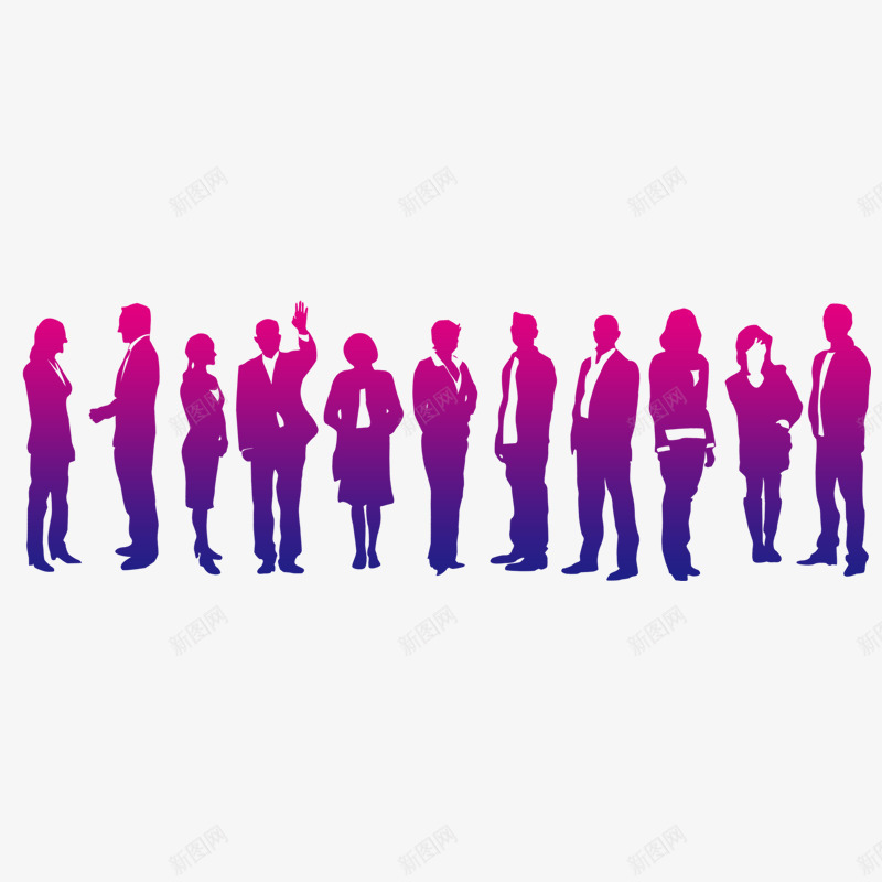 紫色精英影像png免抠素材_88icon https://88icon.com 上班 女士 正装 男士 紫色影像 西装