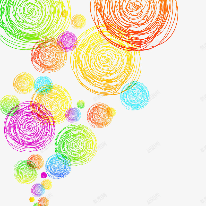 彩色铅笔笔触图案png免抠素材_88icon https://88icon.com 彩色铅笔笔触图案 彩铅图案 彩铅圆形矢量素材 彩铅手绘免费png下载 运笔